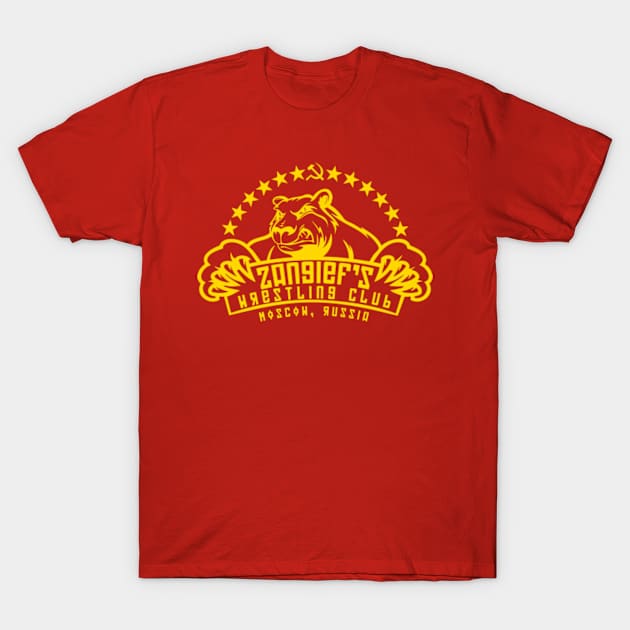 Zangief's Wrestling Club T-Shirt by Snomad_Designs